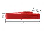 100A 105mm Alligator Clips